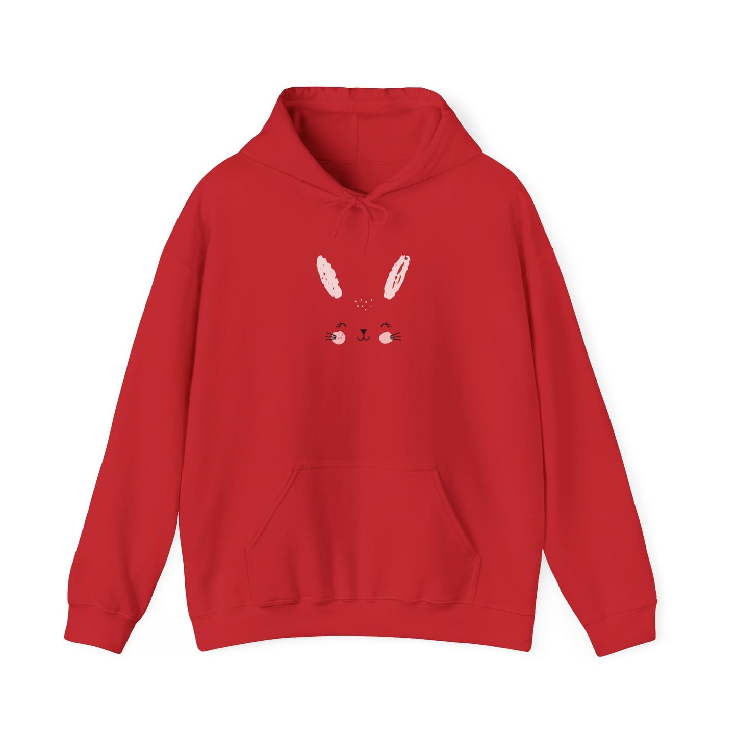 Cute Bunny Unisex Hoodie - Perfect Gift for Animal Lovers, Cozy Fall Outfit, Easter Apparel, Fun Layer for Friends