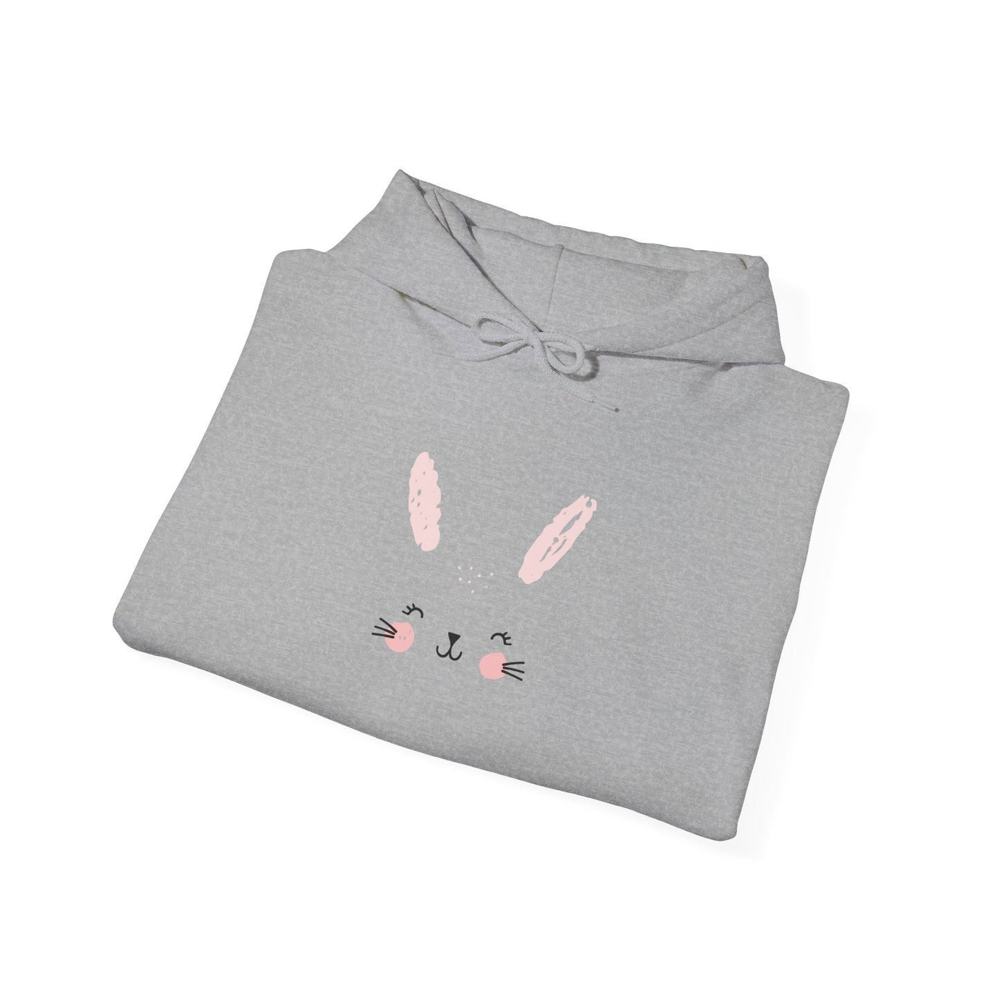 Cute Bunny Unisex Hoodie - Perfect Gift for Animal Lovers, Cozy Fall Outfit, Easter Apparel, Fun Layer for Friends