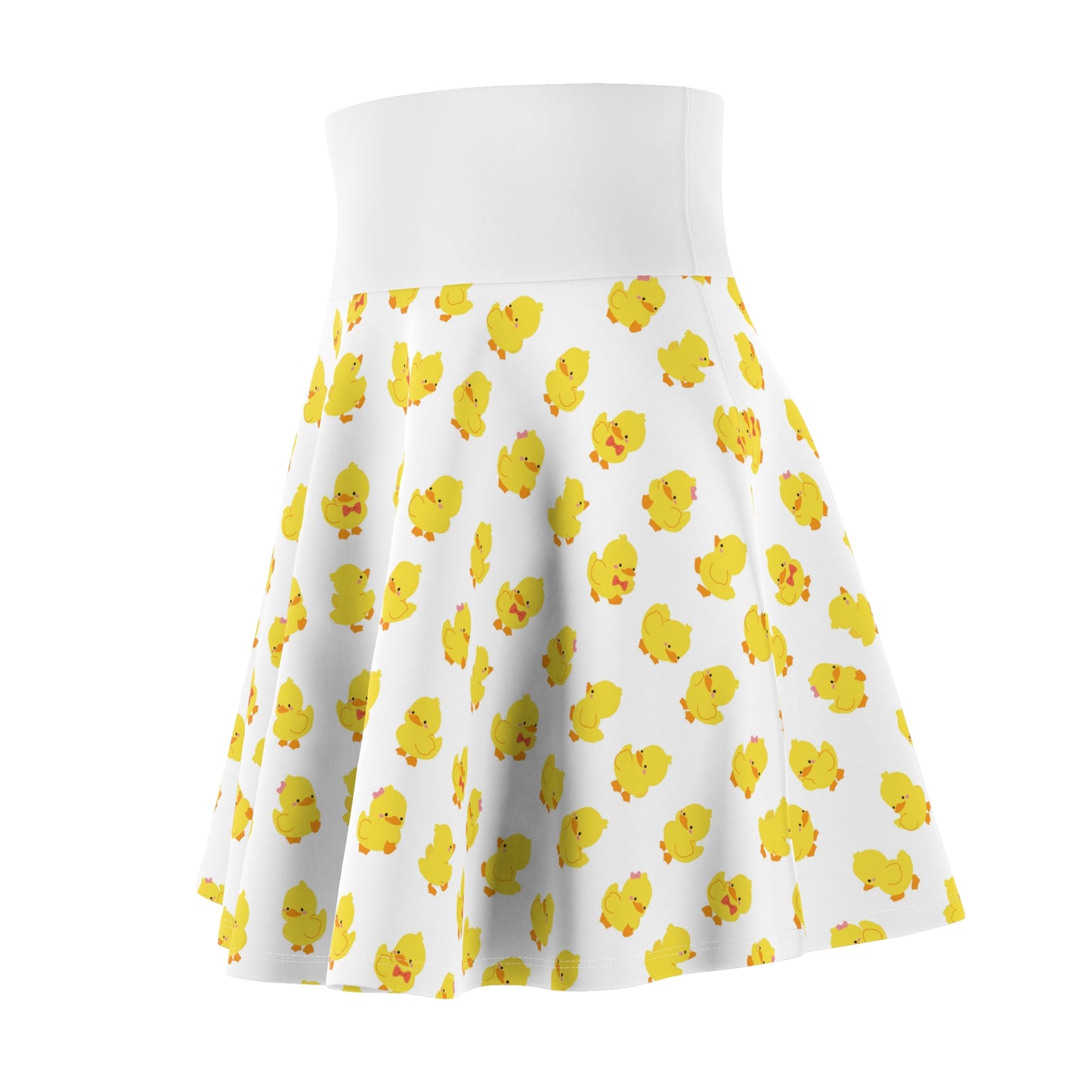 Cute Duckling Women's Skater Skirt, Fun Party Skirt, Spring Fashion, Summer Outfit, Easter Celebration, Casual Wear