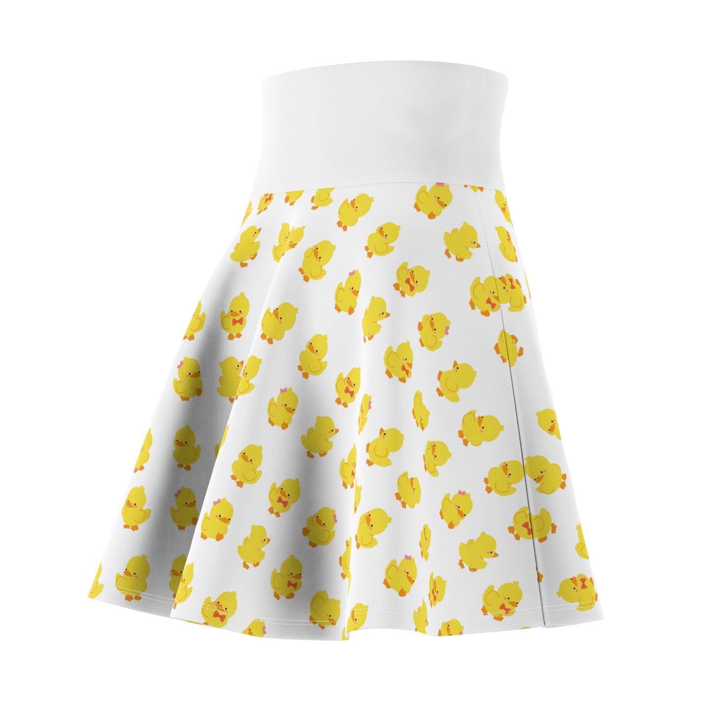 Cute Duckling Women's Skater Skirt, Fun Party Skirt, Spring Fashion, Summer Outfit, Easter Celebration, Casual Wear
