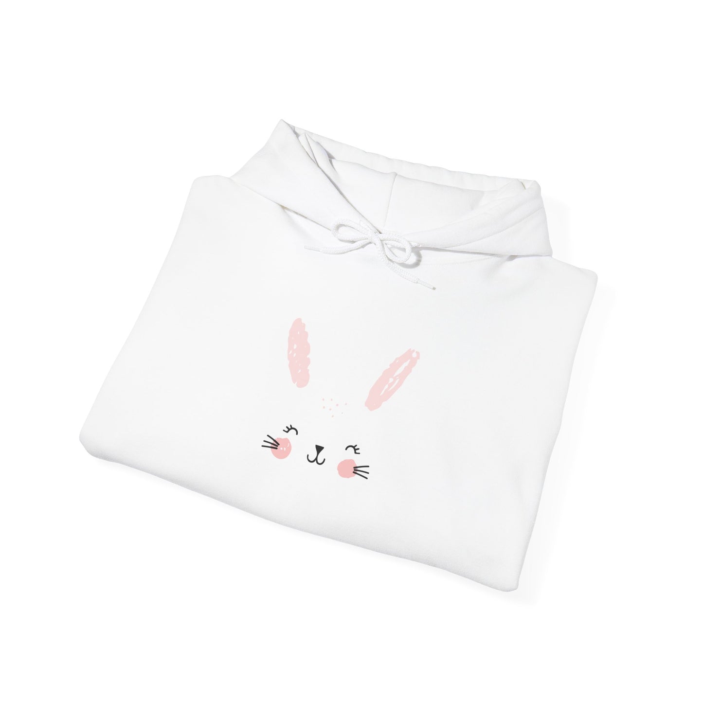 Cute Bunny Unisex Hoodie - Perfect Gift for Animal Lovers, Cozy Fall Outfit, Easter Apparel, Fun Layer for Friends