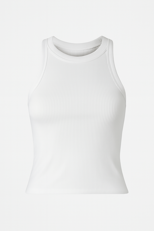 Women's Ribbed Sleeveless Tank Top