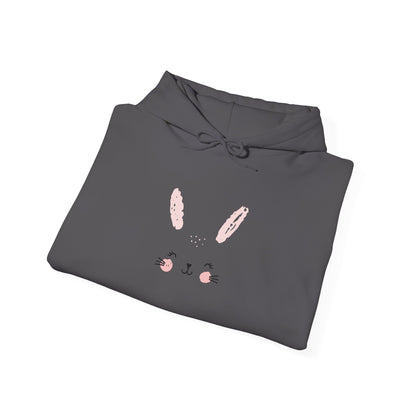 Cute Bunny Unisex Hoodie - Perfect Gift for Animal Lovers, Cozy Fall Outfit, Easter Apparel, Fun Layer for Friends