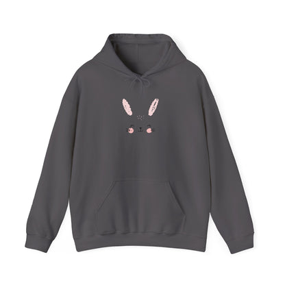 Cute Bunny Unisex Hoodie - Perfect Gift for Animal Lovers, Cozy Fall Outfit, Easter Apparel, Fun Layer for Friends