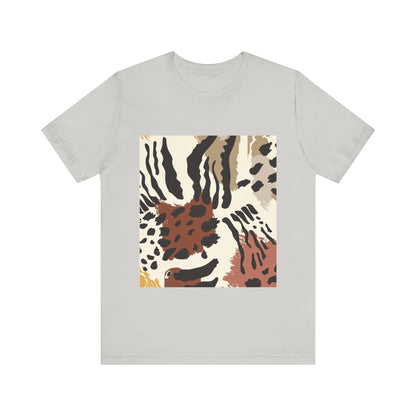 Wild Print Unisex Tee, Trendy Casual Shirt, Animal Print Tee, Everyday Wear, Birthday Gift, Summer Style