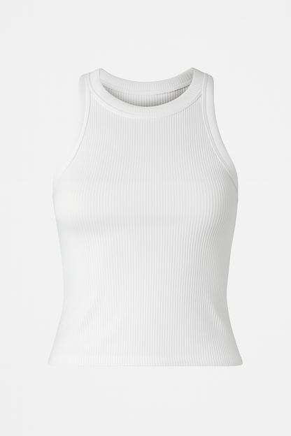 Women's Ribbed Sleeveless Tank Top