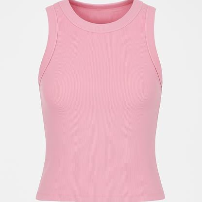 Women's Ribbed Sleeveless Tank Top
