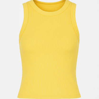 Women's Ribbed Sleeveless Tank Top