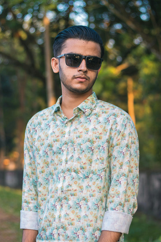 Floral Breeze Long-Sleeve Shirt